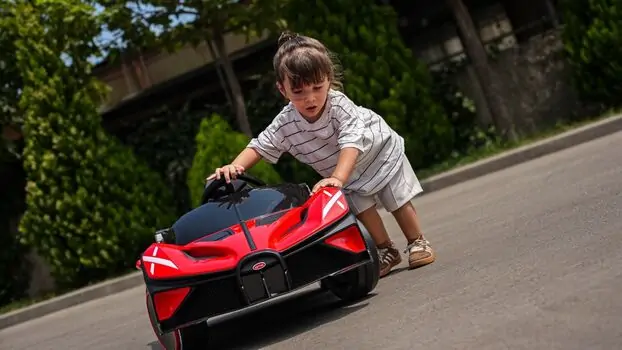 Bugatti Car Red - ელექტრო მანქანა, 11 image