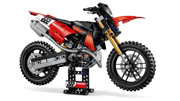 Lego Technic 42238 Ducati Desmo450 MX Factory Motorcycle, 3 image