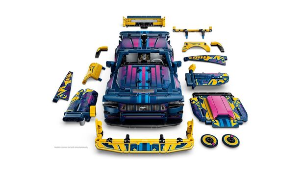 Lego Technic 42236 Custom Garage Ford Mustang GT Car, 3 image