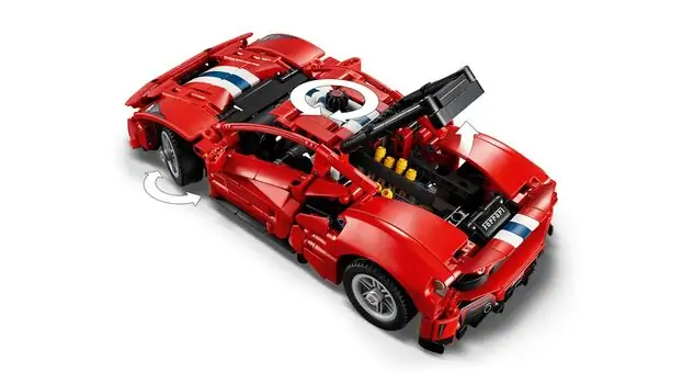 Lego Technic Ferrari 488 Pista Car, 9 image