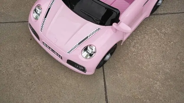 Porsche 911 Electric Car Pink - ელექტრო მანქანა, 10 image