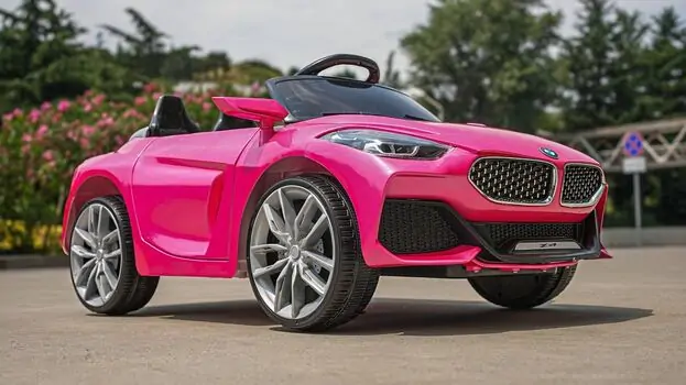 BMW Z4 Electric Car Painting Pink - ელექტრო მანქანა, 8 image