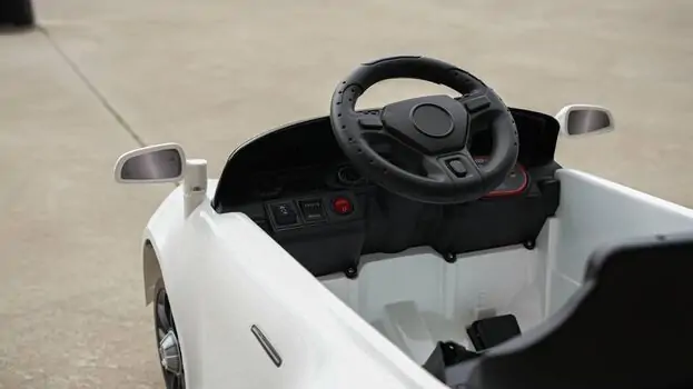 Porsche 911 Electric Car White - ელექტრო მანქანა, 7 image