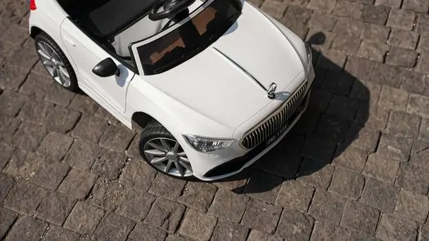 Mercedes Benz White - ელექტრო მანქანა, 7 image