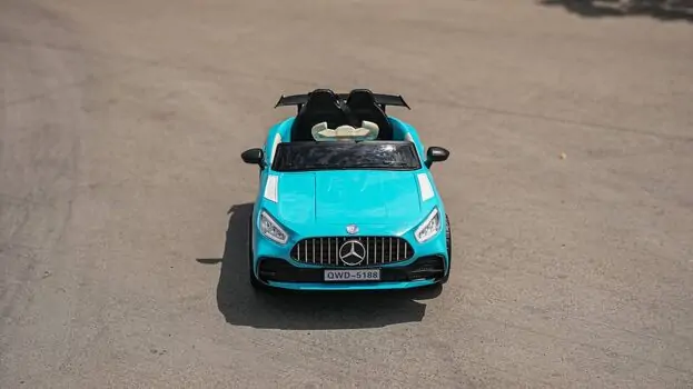 Mercedes Benz Racing Car Gulf Blue - ელექტრო მანქანა, 9 image
