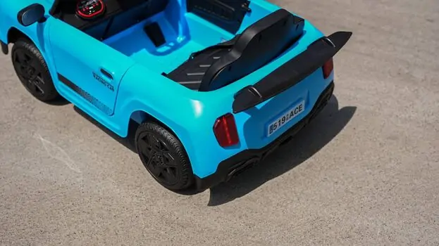 Mini Cooper Car Blue - ელექტრო მანქანა, 8 image