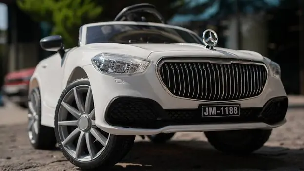 Mercedes Benz White - ელექტრო მანქანა, 6 image