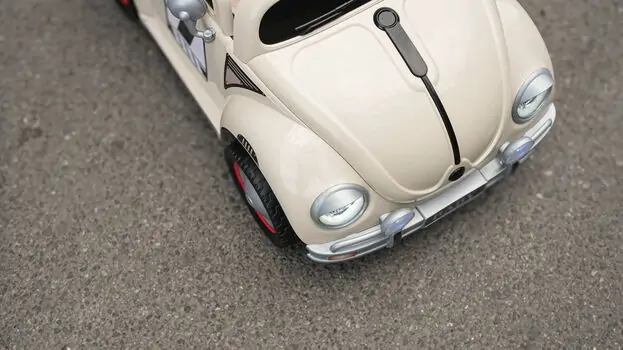 Vintage Baby Car White - ელექტრო მანქანა, 5 image