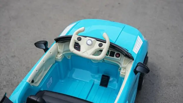 Mercedes Benz Racing Car Gulf Blue - ელექტრო მანქანა, 7 image