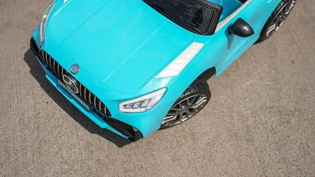 Mercedes Benz Racing Car Gulf Blue - ელექტრო მანქანა, 5 image