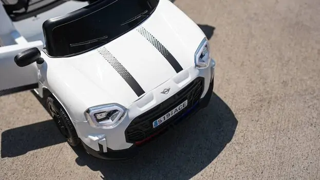 Mini Cooper Car White - ელექტრო მანქანა, 2 image