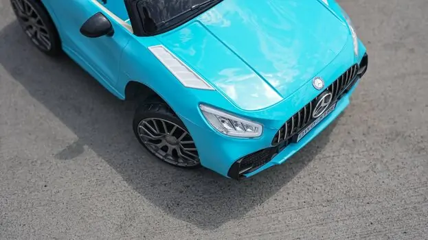Mercedes Benz Racing Car Gulf Blue - ელექტრო მანქანა, 8 image