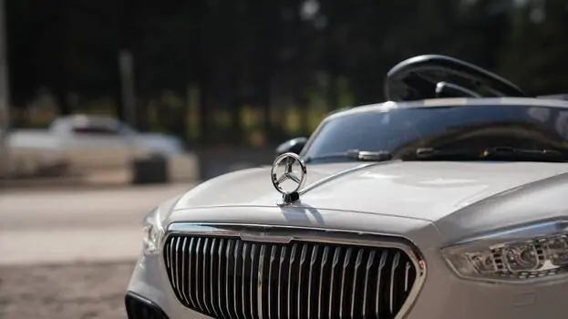 Mercedes Benz White - ელექტრო მანქანა, 10 image