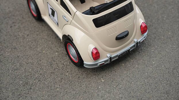 Vintage Baby Car White - ელექტრო მანქანა, 11 image