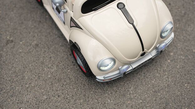 Vintage Baby Car White - ელექტრო მანქანა, 5 image