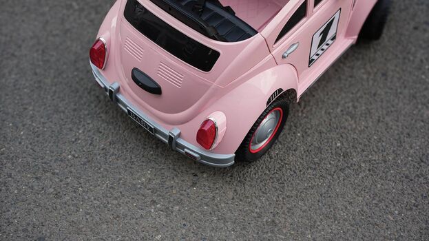 Vintage Baby Car Candy Pink - ელექტრო მანქანა, 5 image