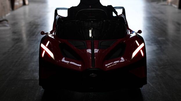 Bugatti Car Red - ელექტრო მანქანა, 10 image