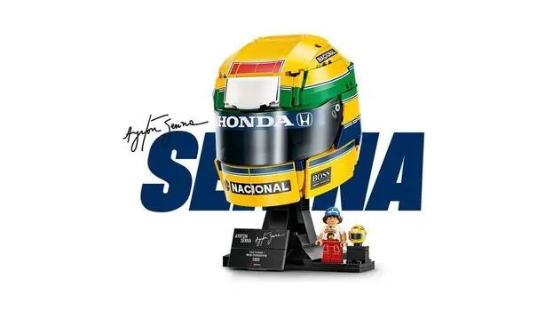 Lego Editions 43024 Ayrton Senna Helmet, 3 image