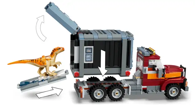 LEGO Jurassic World  76948 T. rex & Atrociraptor Dinosaur Breakout, 6 image