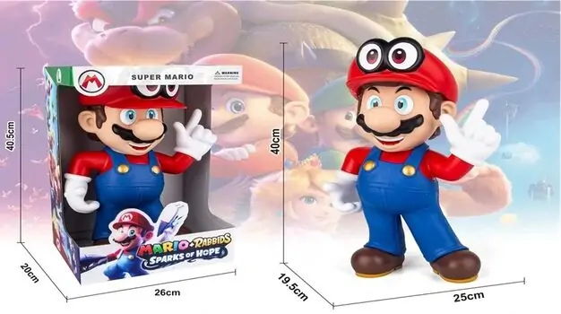 Super Mario Figure Red - სათამაშო მარიოს ფიგურა