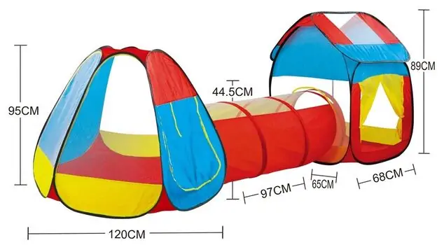 Play Tent 3 in 1  - საბავშვო სათამაშო კარავი, 2 image