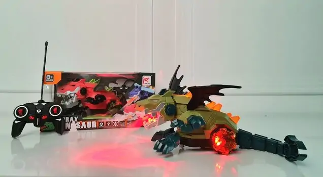 Spray Dinosaur FN617-1 სათამაშო დინოზავრი დისტანციური მართვით და ორთქლის ეფექტით, 5 image