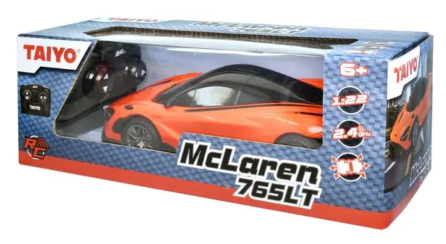 Taiyo Mclaren R/C Car Orange - საბავშვო სათამაშო მანქანა დისტანციური მართვით, 3 image