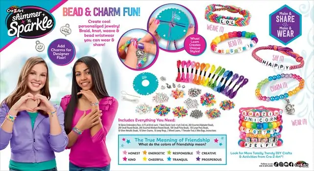 Cra-Z-Art Deluxe Bead & Charm Bracelet Studio აქსესუარების გასაკეთებელი ნაკრები, 2 image
