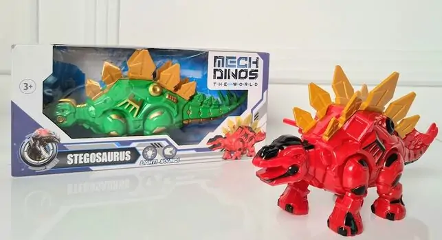 Mechanical Stegosaurus NF088-2 საბავშვო სათამაშო დინოზავრი