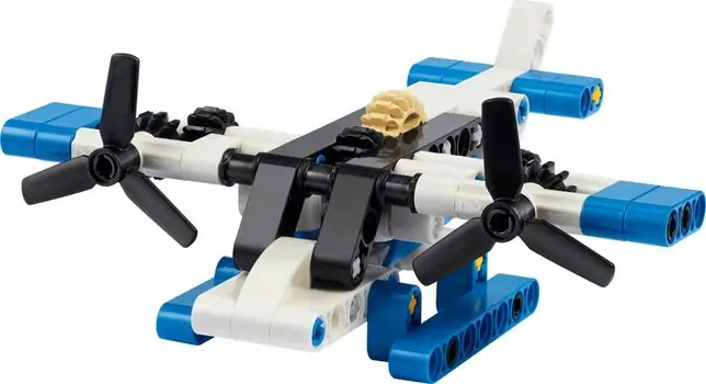 Lego Technic 30736 White Seaplane, 2 image