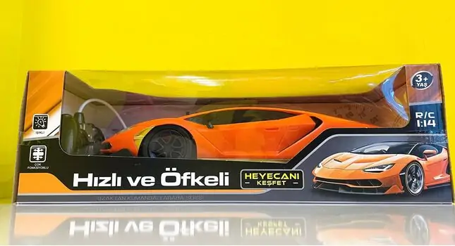 Lamborghini Remote Controll Car For Kids ORANGE სათამაშო მანქანა დისტანციური მართვით, 2 image