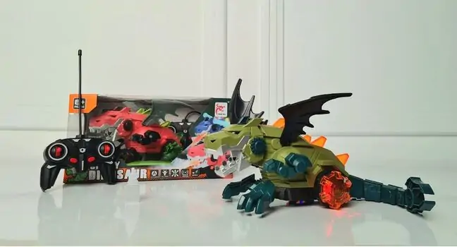 Spray Dinosaur FN617-1 სათამაშო დინოზავრი დისტანციური მართვით და ორთქლის ეფექტით, 6 image