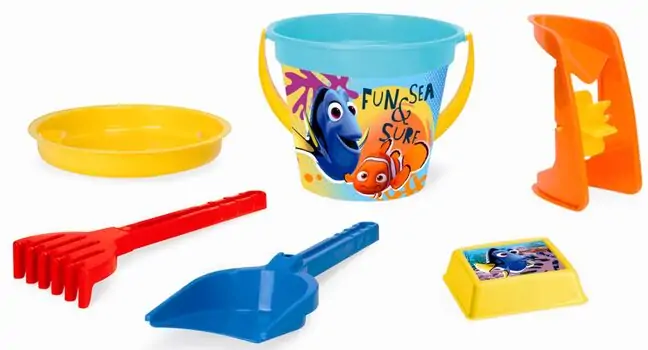 WADER-ის ქვიშაში სათამაშო აქსესუარები 78237 SUMMER SET FINDING DORY 6 pcs