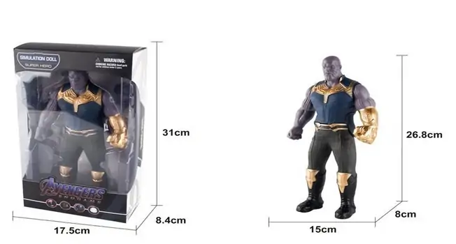 Thanos Simulation Doll - სათამაშო თანოსის ფიგურა