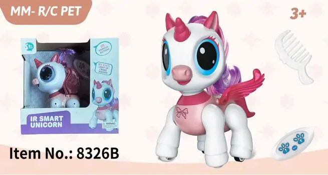 Cute Friends & Inteligent Unicorn With Wings - სათამაშო რობოტი უნიქორნი ფრეთებით, 2 image
