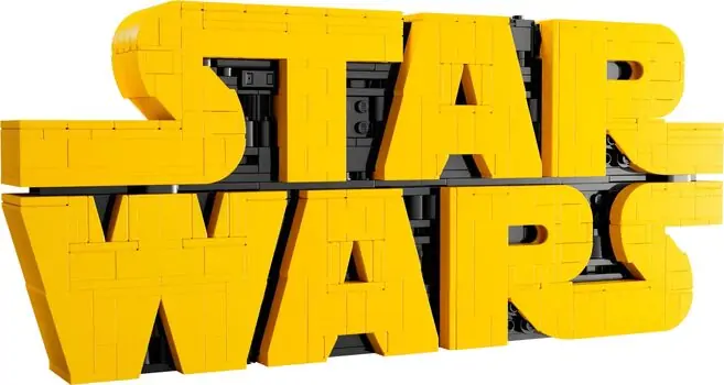 Lego Star Wars 75407 Brick-Built Star Wars™ Logo, 2 image