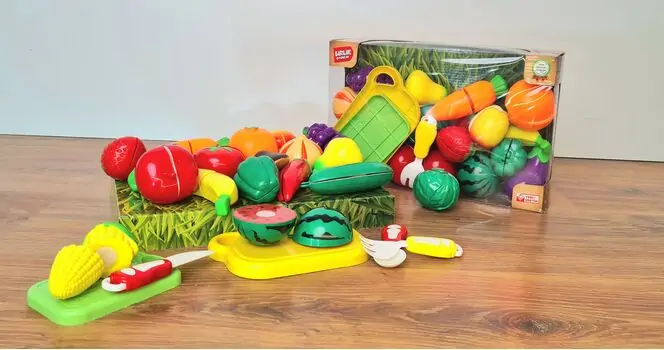 Vegetable and Fruit set 41 pcs სათამაშო ხილის და ბოსტნეულის  კომპლექტი, 3 image