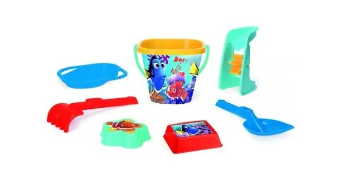 WADER-ის ქვიშაში სათამაშო აქსესუარები 78242 SUMMER SET FINDING DORY 7pcs