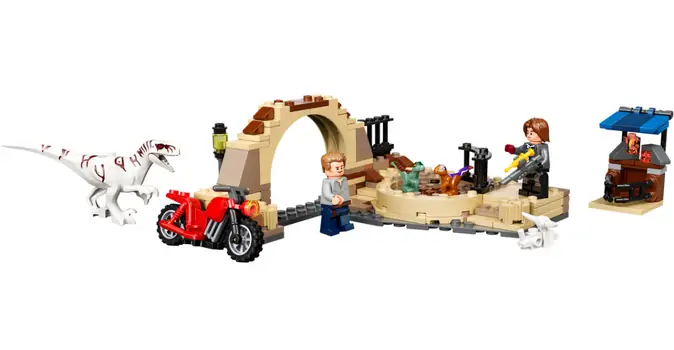 LEGO Jurassic World 76945 Atrociraptor Dinosaur Bike Chase, 3 image
