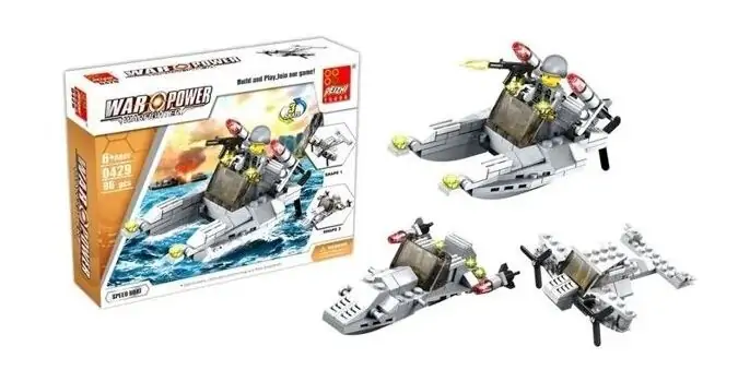 SPEED BOAT PEIZHI War Power-ის საბავშვო კონსტრუქტორი 0430, 2 image
