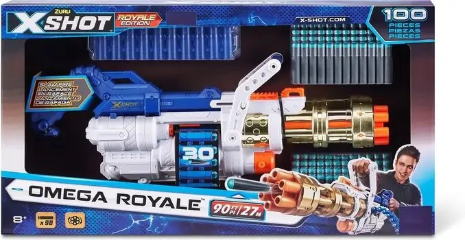 X-Shot Minigun Omega Royale სათამაშო თოფი, 8 image
