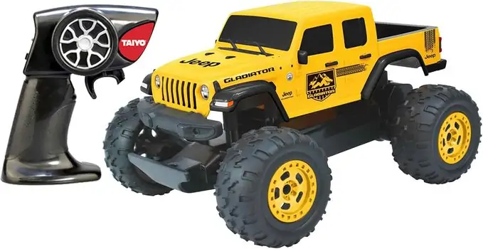 Jeep Gladiator Yellow - საბავშვო სათამაშო მანქანა დისტანციური მართვით, 8 image