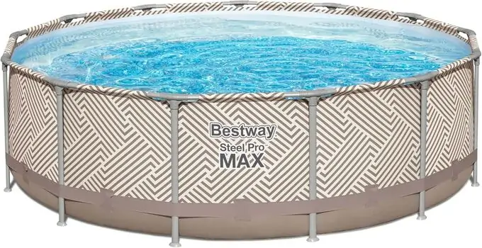 Bestway 561FY Steel Pro Max Canopy Round Pool Set With Filter And Ladder - კარკასული აუზი კარტრიჯული ფილტრით და კიბით, 5 image