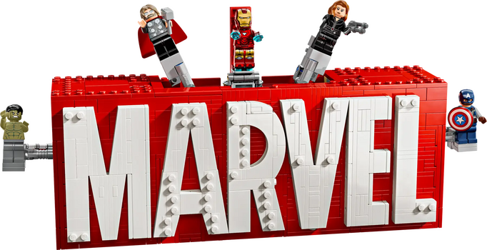 LEGO Super Heroes 76313 MARVEL Logo & Minifigures, 6 image