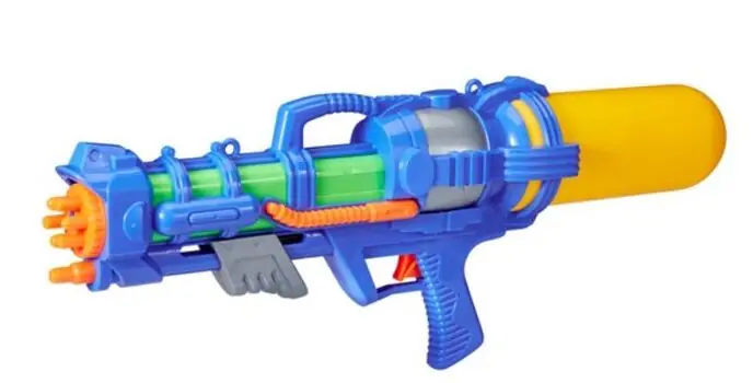 Water Shoot Gun Pump Action 51 cm Blue - სათამაშო წყლის თოფი, 2 image