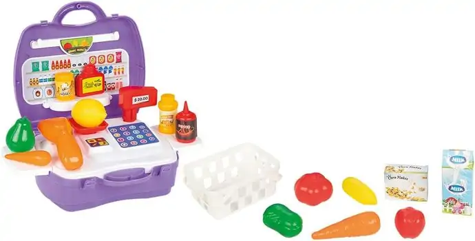 Pilsan Supermarket Suitcase 03 563 სათმაშო სუპერმარკეტის ჩანთა