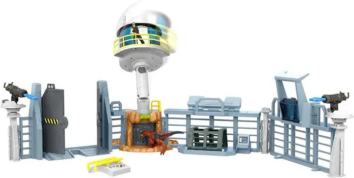 MATTEL Jurassic World Chaos In The Outpost Playset MTL-GYH43 ინტერაქტიური სათამაშო - დინოზავრების თავდასხმა, 2 image