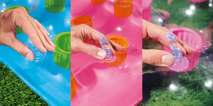 Bestway 43040 Summer Colors Transparent Floating Mat - გასაბერი ლეიბი, 5 image