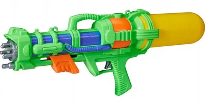 Water Shoot Gun Pump Action 51 cm Green - სათამაშო წყლის თოფი, 2 image