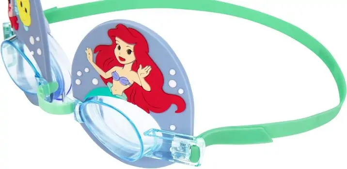 Bestway 9103C Goggles Deluxe Little Mermaid Princess Ariel  წყლის სათვალე, 5 image